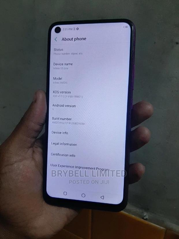Infinix S5 Lite 32 GB Purple - thumbnail 3