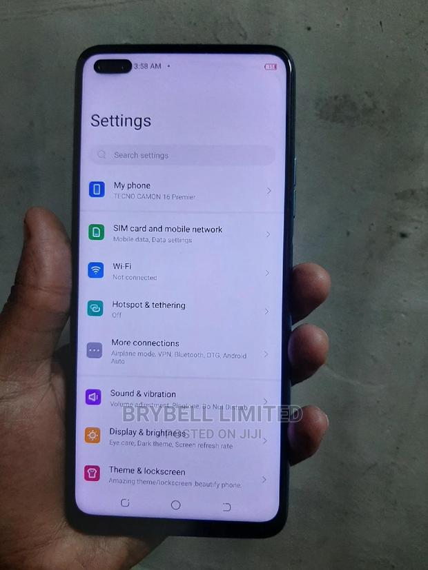 Tecno Camon 16 Premier 128 GB Blue - thumbnail 5