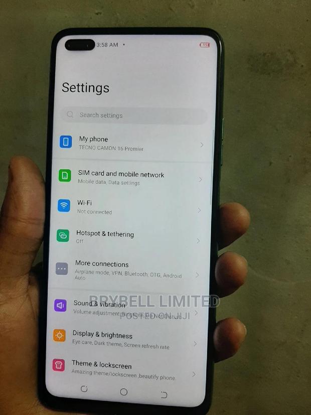 Tecno Camon 16 Premier 128 GB Blue - thumbnail 4