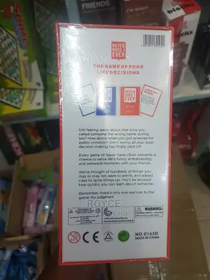 Never Have I Ever Card Game