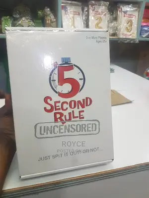 5 Second Rule Card Game