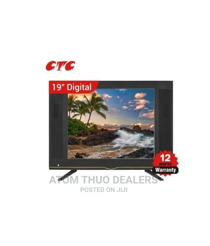 Ctc 19 Inch Ac/Dc LED Digital TV With Inbuilt Decorder