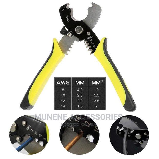 8inch Multi Pliers Stripper Electric Wire Crimping Hand Tool