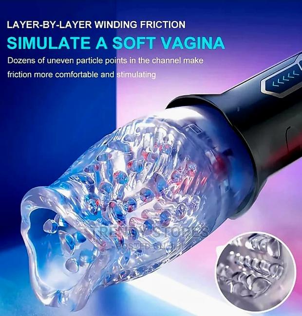 Male Masturbator Vacuum Stimulator With 5 Rotation Modes - thumbnail 2