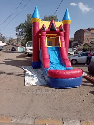 Bouncing Castle 3in1 With Slide ,Jump Area Mini Pool 4 Sale