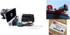 12V 200w/ 8 Tones Loud Car Warning Siren. For Toyota,Nissan,