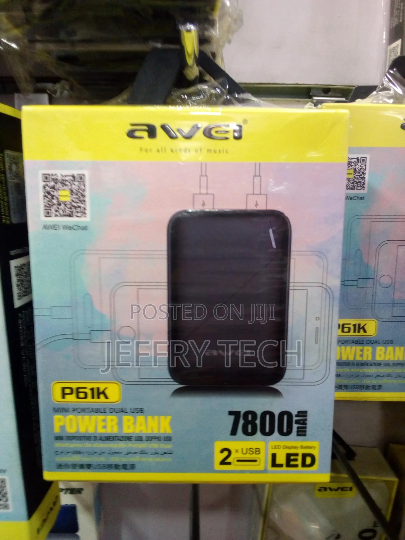 Awei P61K 7,800 Mah Power Bank