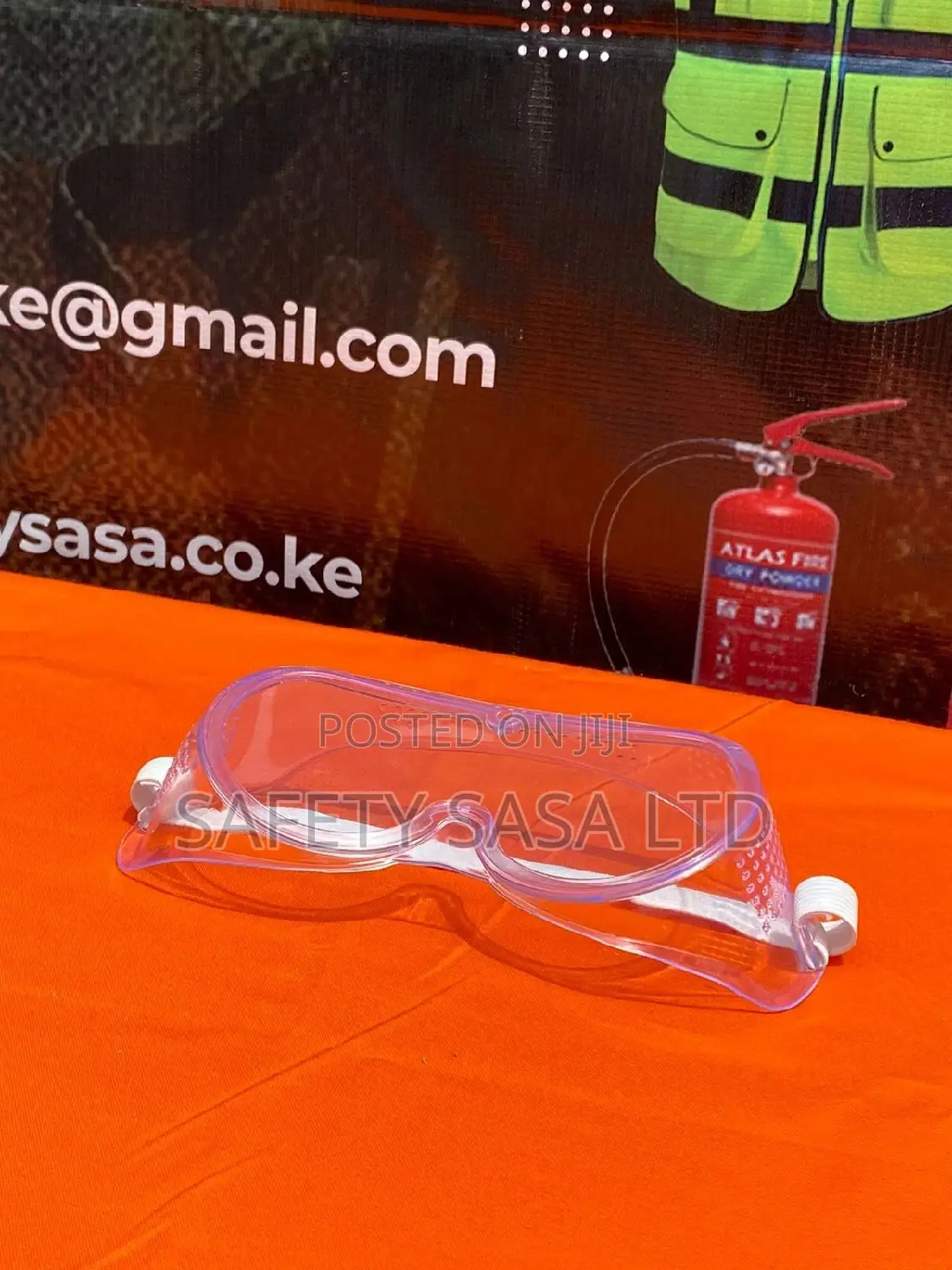 Clear Safety Goggles With Straps