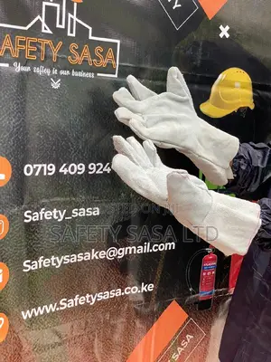 Leather Safety Gloves Long