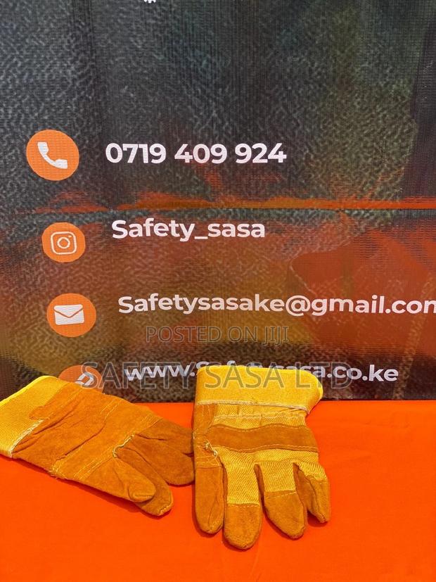 Leather Gloves Short Size - thumbnail 3