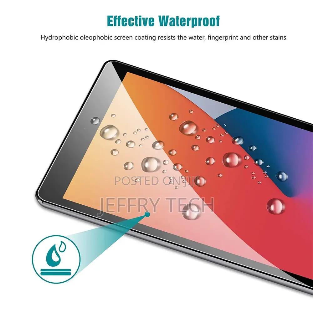 Tempered Glass Screen Protector for iPad 7 8 9 10th Air 1 2
