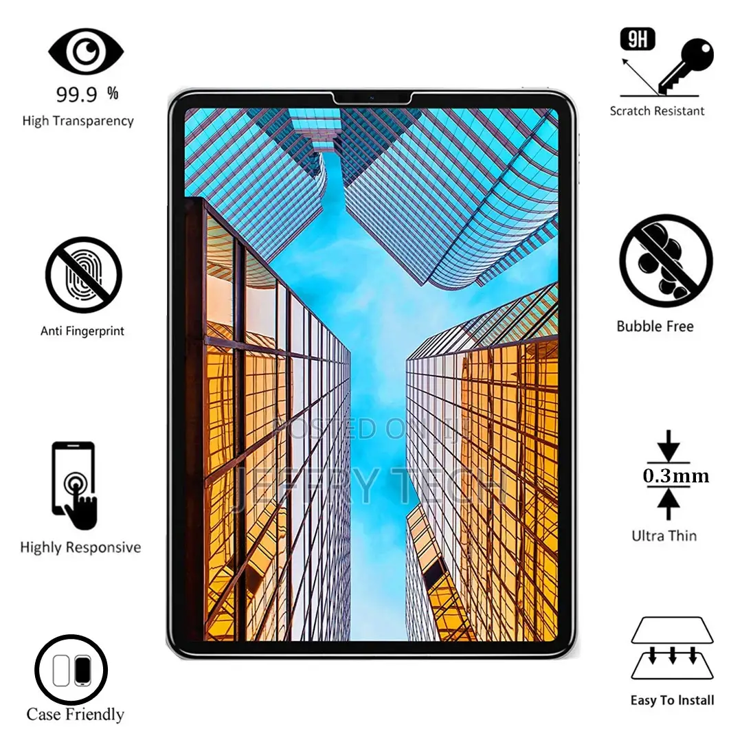 Tempered Glass Film for iPad Pro 11 Air 5 4 Screen Protector