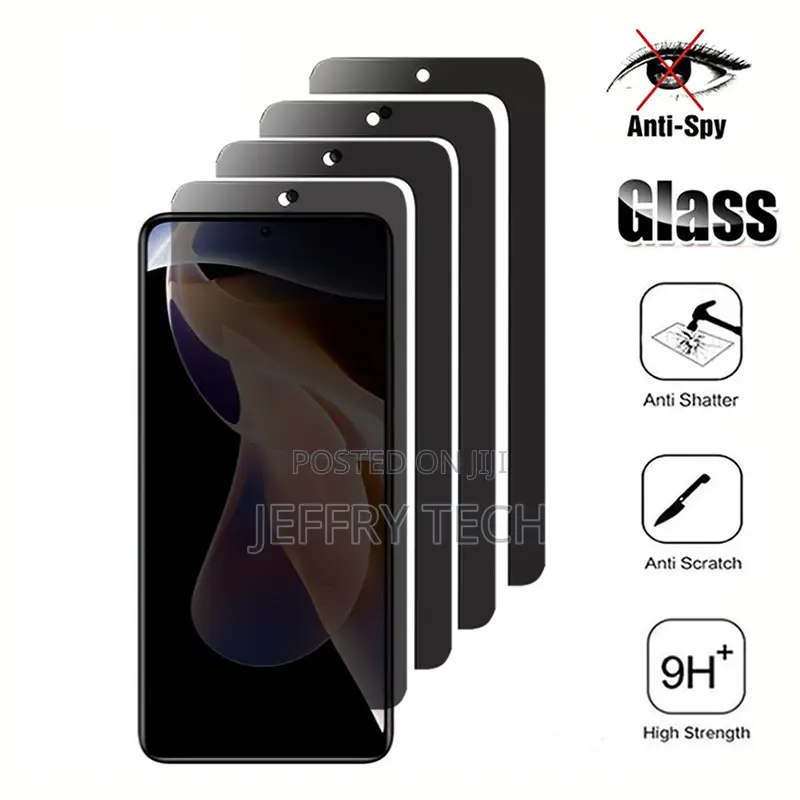 3D Privacy Screen Protectors for Xiaomi Redmi Note 11 9 10 P