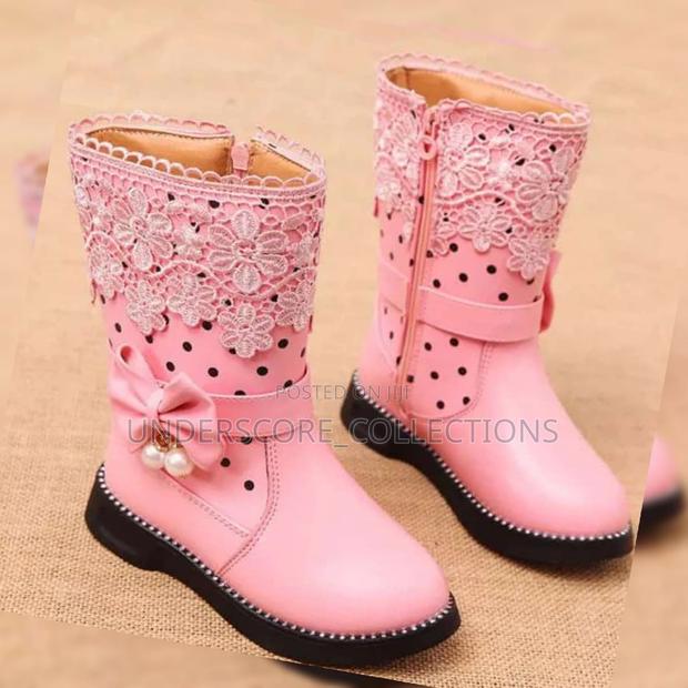 Girls Cowboy Leather Boot Shoe - thumbnail 3