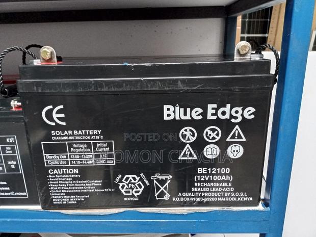 Blue Edge 100ah 12V Solar Battery - main view