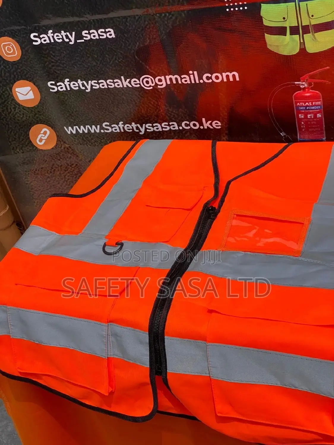 Reflector Jacket/ Vest With Zipper