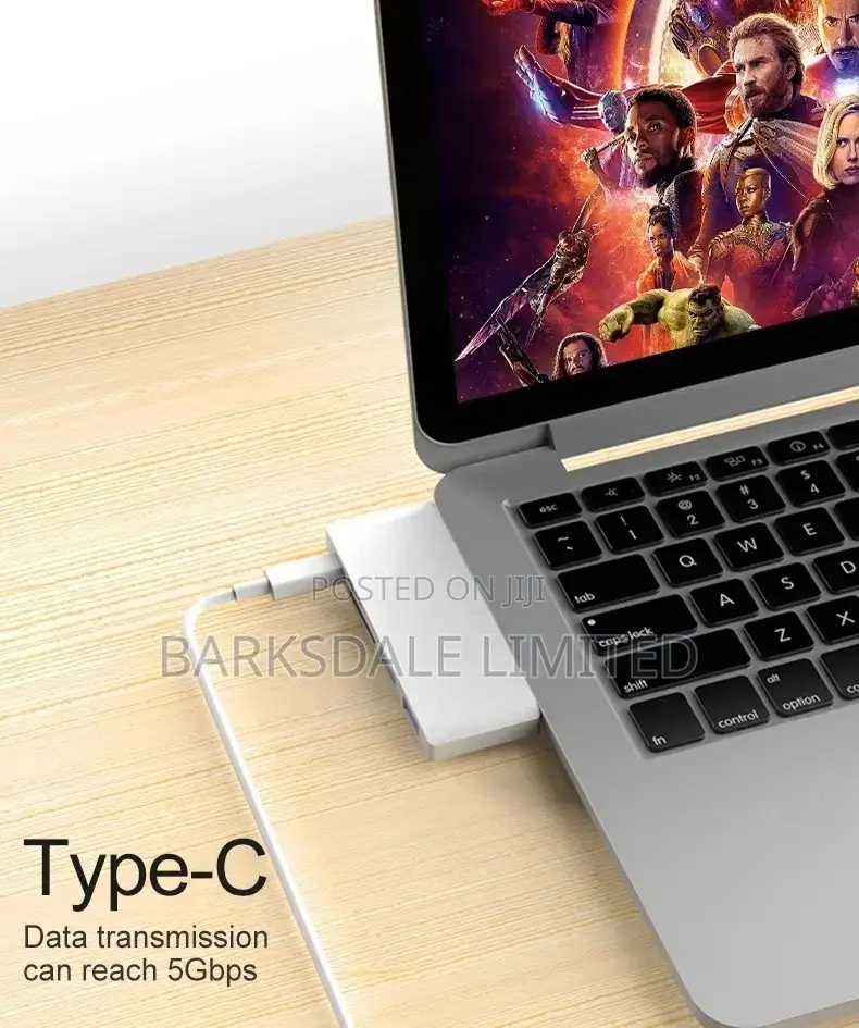 5-in-1 Type-C Hub USB 3.0 SD TF Card Reader Hub