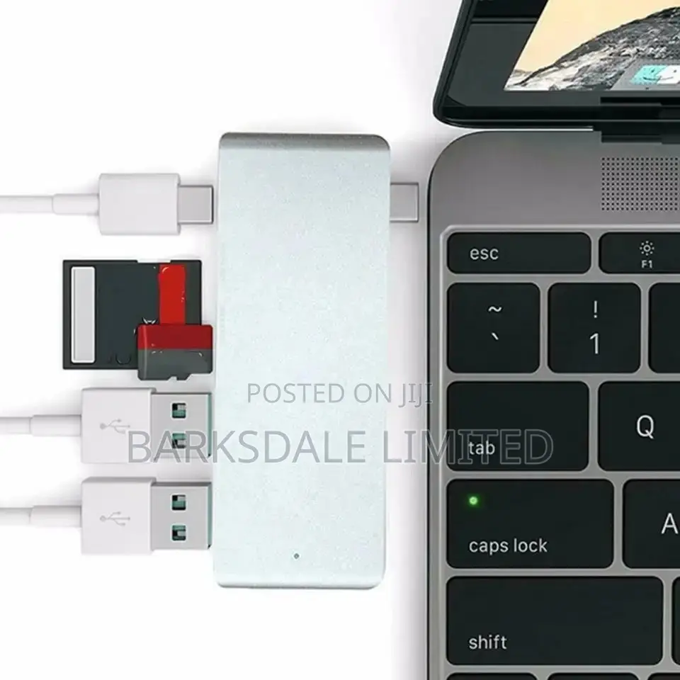 5-in-1 Type-C Hub USB 3.0 SD TF Card Reader Hub