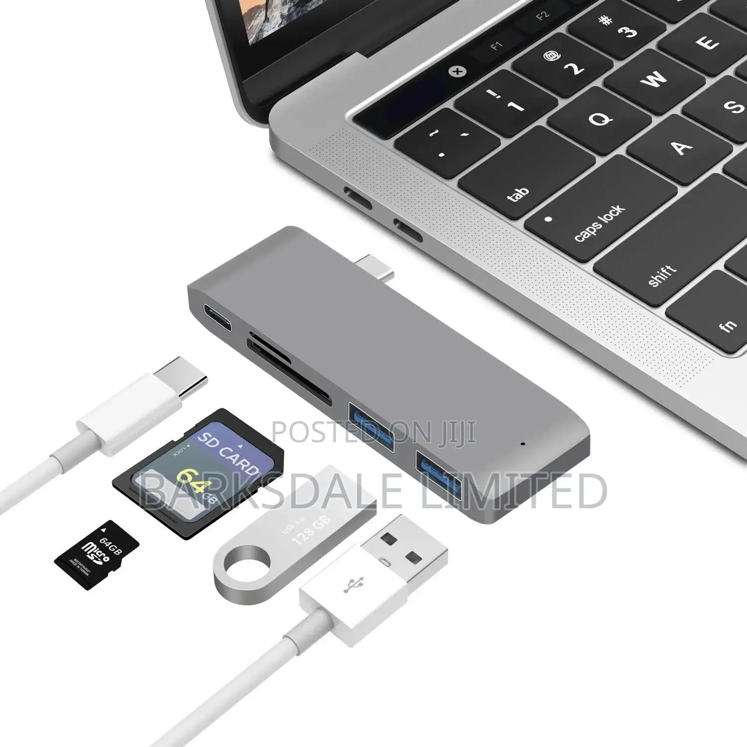 5-in-1 Type-C Hub USB 3.0 SD TF Card Reader Hub