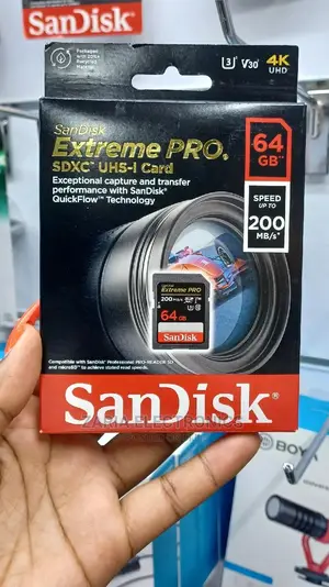 64gb Sd Card Extremes Pro/Upto 200mbps