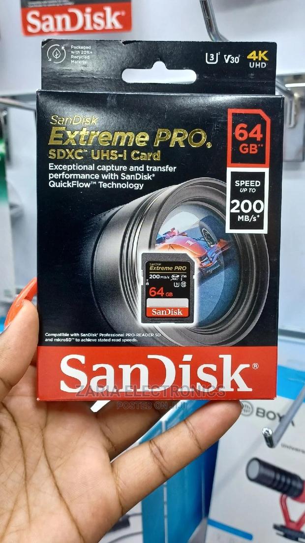 64gb Sd Card Extremes Pro/Upto 200mbps