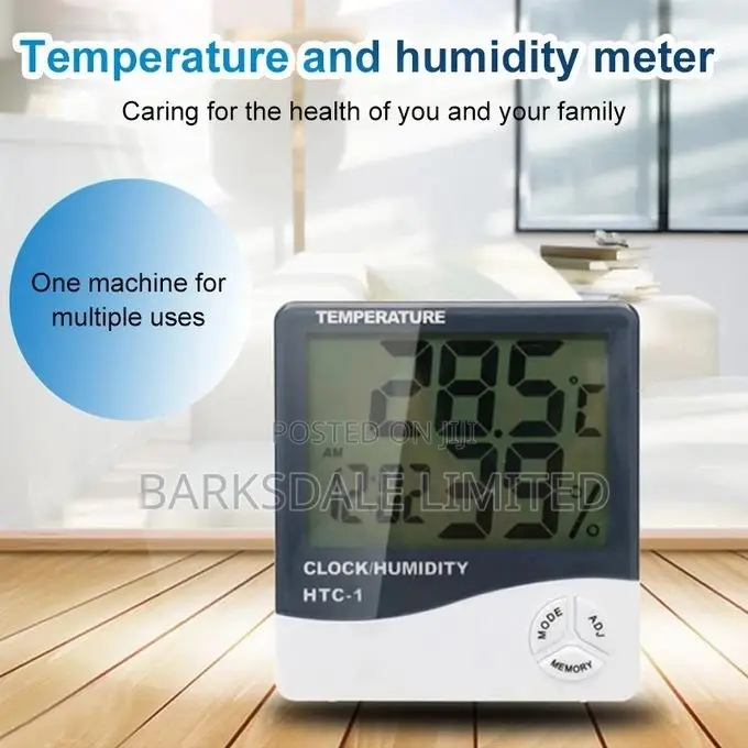 Room Thermometer Digital HTC 2 Humidity Hygrometer