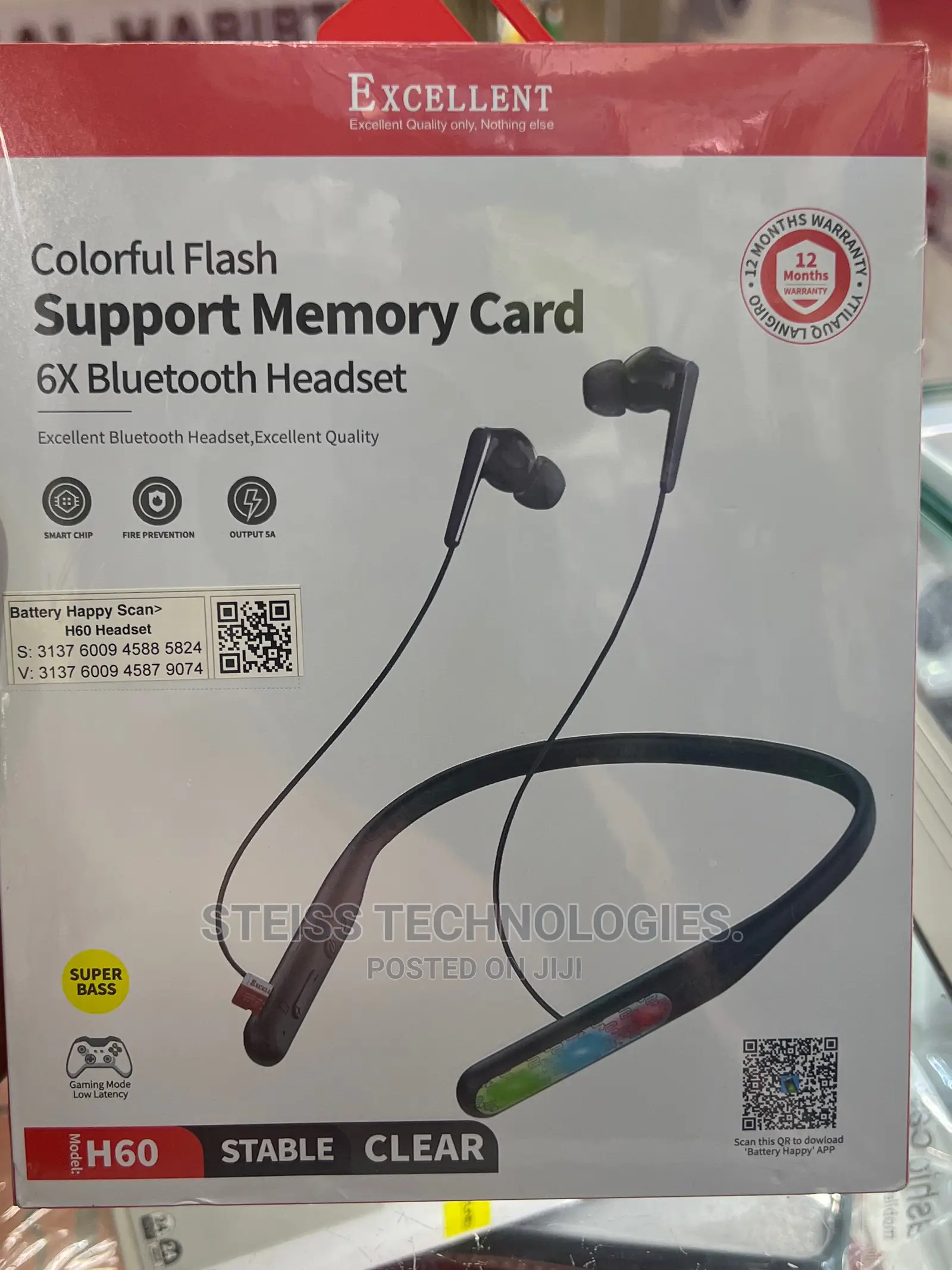 Excellent H60 Wireless Neckband