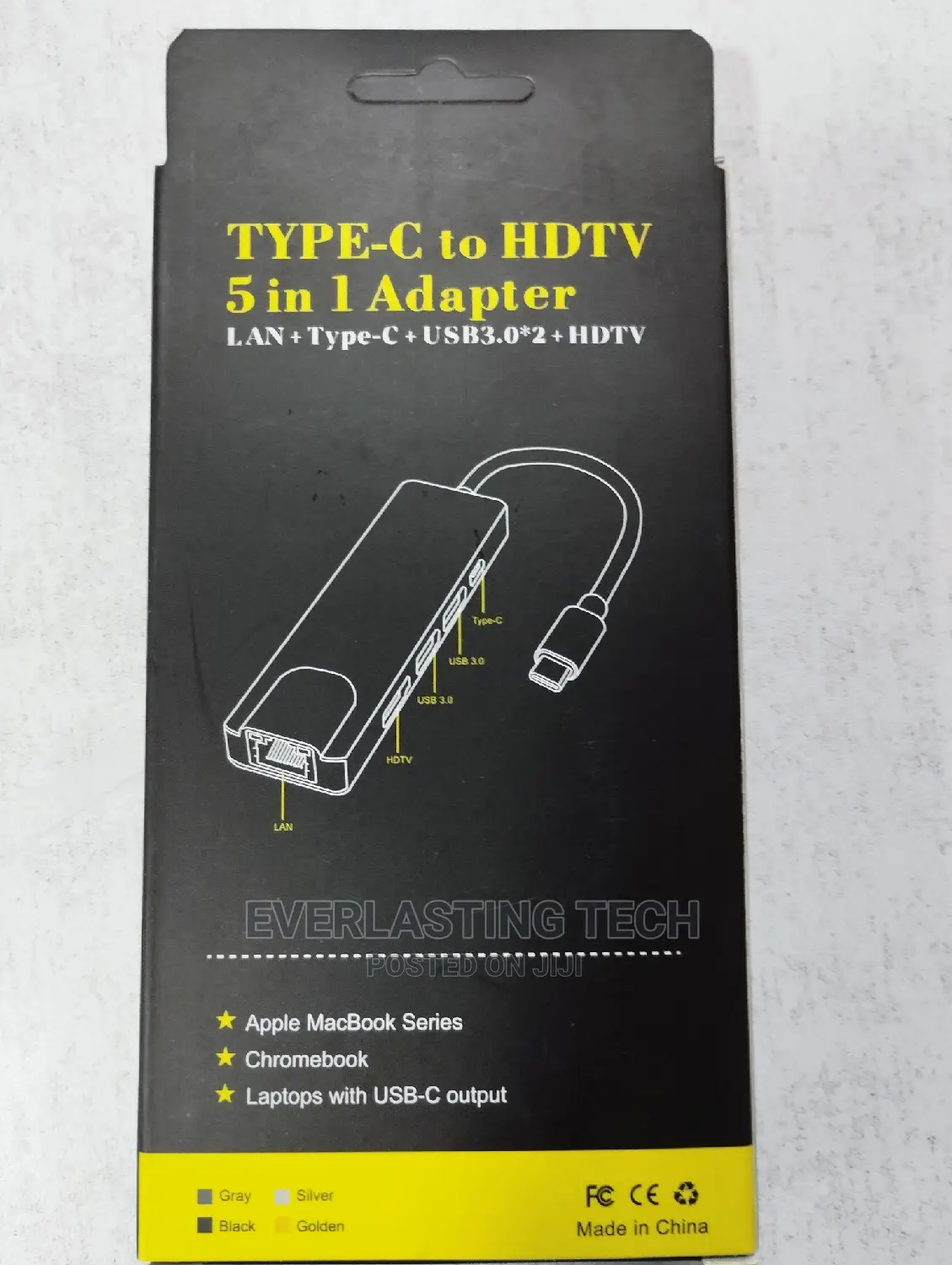 Type-C to HDTV 5 in 1 Hub