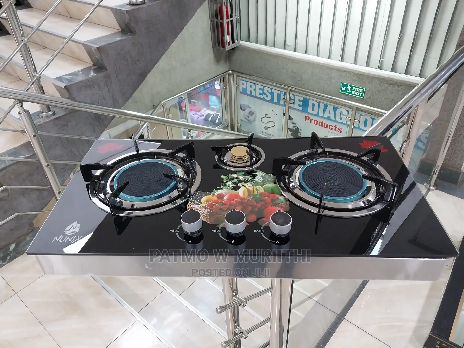 Glass Top 3gas Buner Auto Ignition
