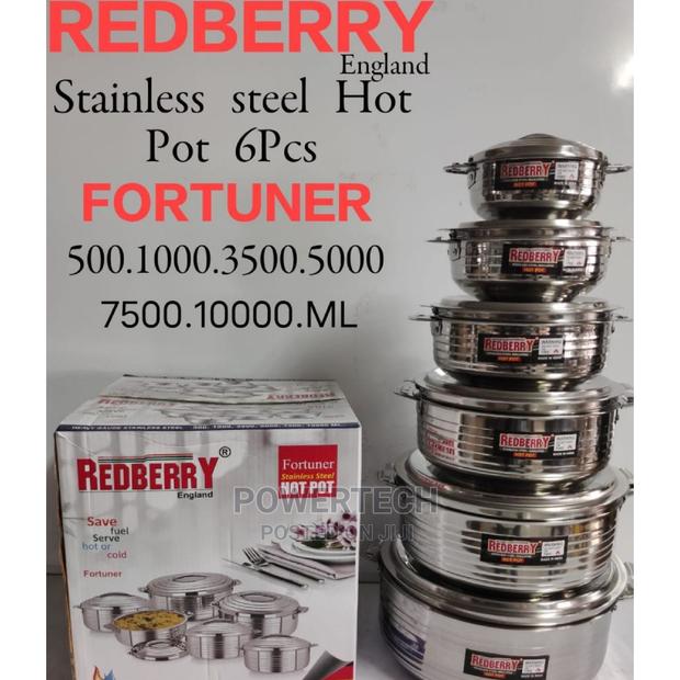 Redberry Stainless Steel Hot Pot -6pcs - main view