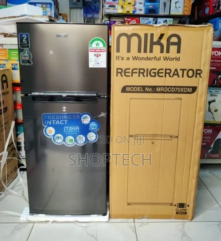 Mika Double Door 118L Fridge