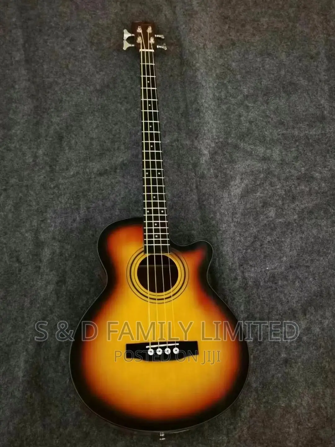4 String Semi Acoustic Bass Guitar