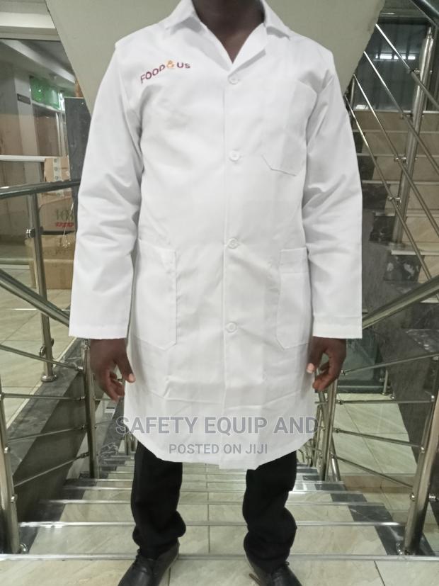 White Dustcoats/Tetrex Material - thumbnail 4