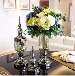 Europe Luxury Glass Vase Decoration