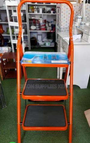 Ladder 3 Step Steel Ladder Foldable 3 Steps Ladder - thumbnail 2