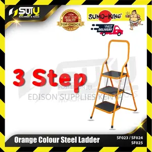 Ladder 3 Step Steel Ladder Foldable 3 Steps Ladder