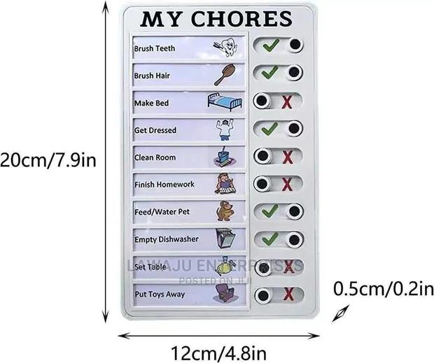 Kids Chores Checklist Task Board - thumbnail 5