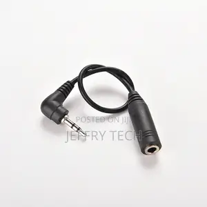 2.5mm Right Angle Male Plug to 3.5mm Female Jack Stereo AUX