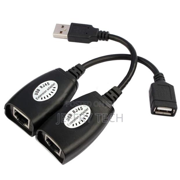 USB 2.0 Male to Female Ethernet Network Extender Extension R - thumbnail 2