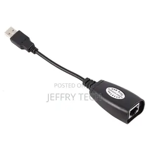 USB 2.0 Male to Female Ethernet Network Extender Extension R