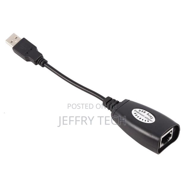 USB 2.0 Male to Female Ethernet Network Extender Extension R - thumbnail 3
