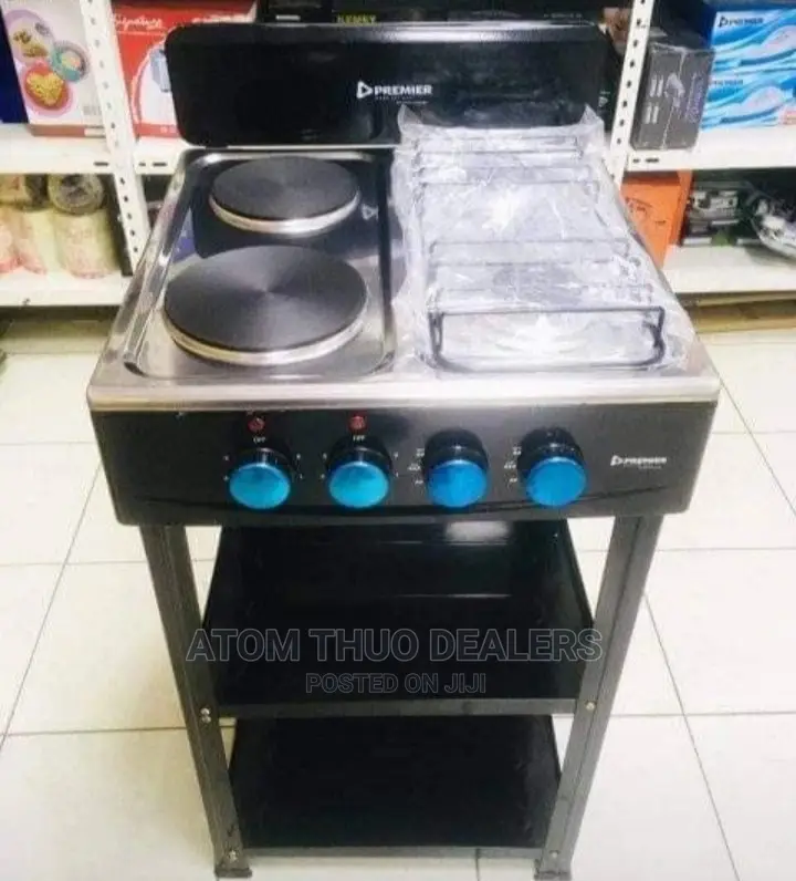4burner Standing Table Shelf's.
2gas Cooker
2 Electric
Price