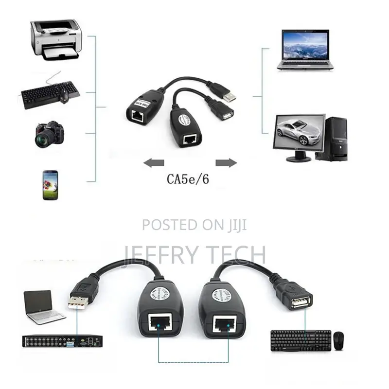 Rj45 Extender Cable USB 2.0 Male to Female Cat6 Cat5 Cat5e 6