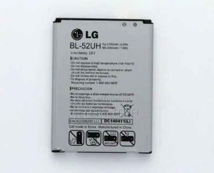 LG Optimus L70 Ms323 Bl-52uh Battery Eac62258301 Eac62258201