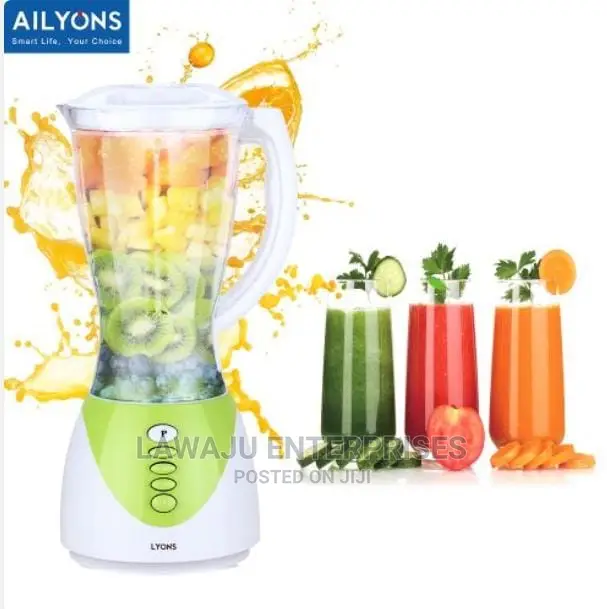 Lyons FY-1731 Blender 2 in 1 With Grinder Machine 1.5L Green