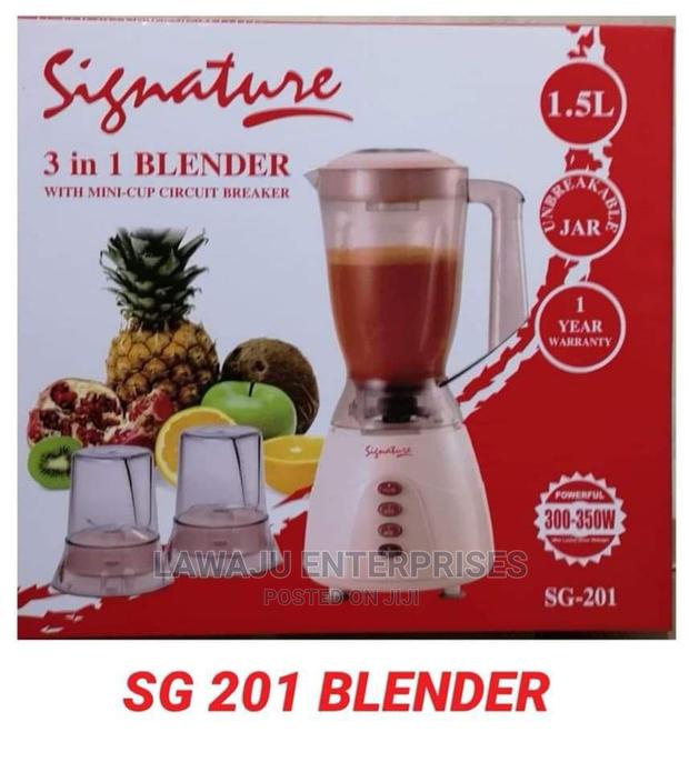 Signature *Sg-201*
3 in 1 Blender- 1.5ltrs - thumbnail 2