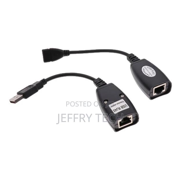 Usb 2.0 Extender to Rj45 Over Cat5/6 Connection Ethernet