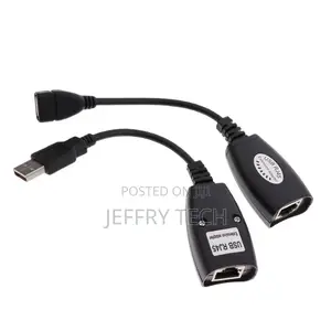 Usb 2.0 Extender to Rj45 Over Cat5/6 Connection Ethernet