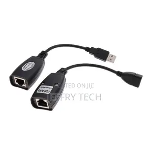 Usb 2.0 Extender to Rj45 Over Cat5/6 Connection Ethernet
