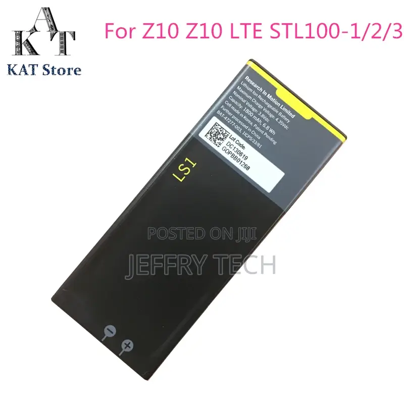 LS1 1800mah Phone Battery for Blackberry Z10 STL100-1 Z10 LT